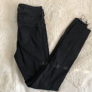 High rise crop Jean